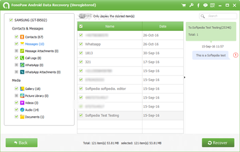 FonePaw Android Data Recovery screenshot 3