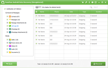 FonePaw Android Data Recovery screenshot 4