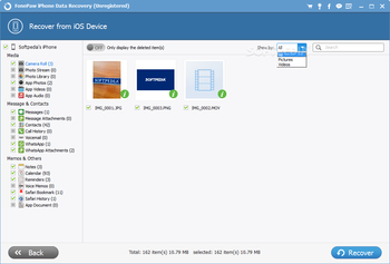 FonePaw iPhone Data Recovery screenshot 3