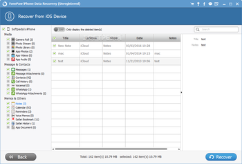 FonePaw iPhone Data Recovery screenshot 7