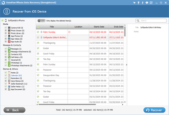 FonePaw iPhone Data Recovery screenshot 8