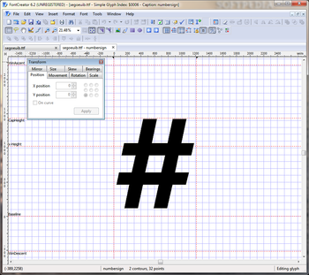 Font Creator screenshot