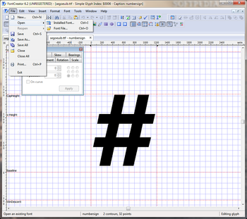 Font Creator screenshot 2