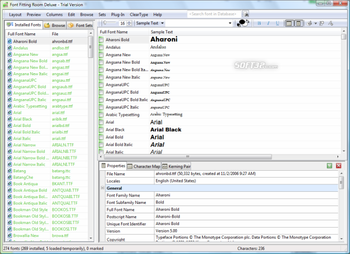 Font Fitting Room Deluxe screenshot 7