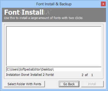 Font Install & Backup screenshot 3