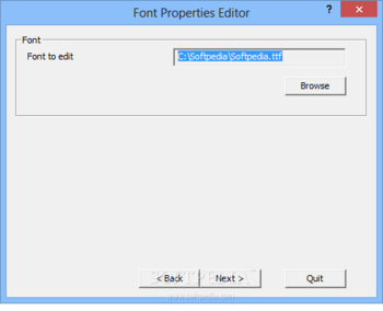 Font Properties Editor screenshot 2