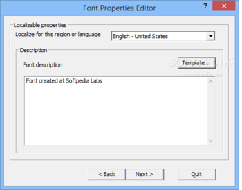 Font Properties Editor screenshot 6