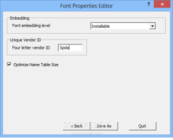 Font Properties Editor screenshot 8