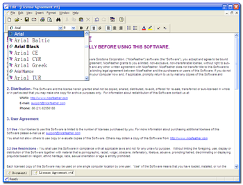 FontCombo ActiveX Control screenshot 2