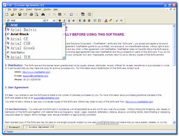 FontCombo ActiveX Control screenshot 3