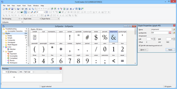 FontCreator screenshot