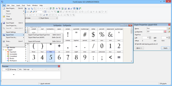 FontCreator screenshot 2