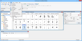 FontCreator screenshot 6