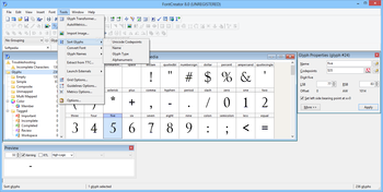 FontCreator screenshot 7