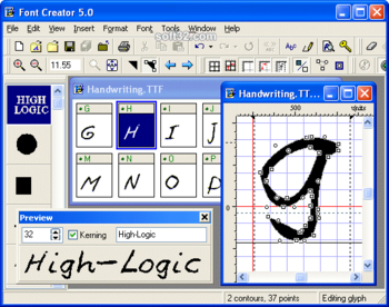 FontCreator Home Edition screenshot 2