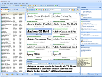 FontExpert 2013 screenshot