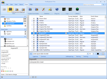 FontExplorer X Pro screenshot 5