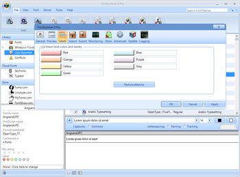 FontExplorer X Pro screenshot 8