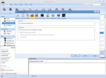 FontExplorer X Pro screenshot 9