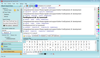 FontExplorerL.M. screenshot 2