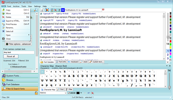 FontExplorerL.M. screenshot 3