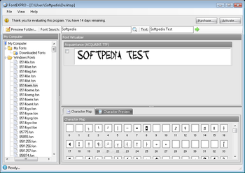 FontEXPRO screenshot