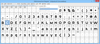 FontForge screenshot 11
