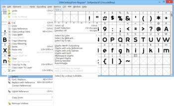 FontForge screenshot 3