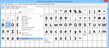 FontForge screenshot 5