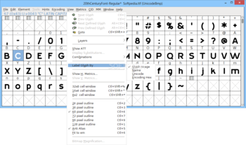 FontForge screenshot 7