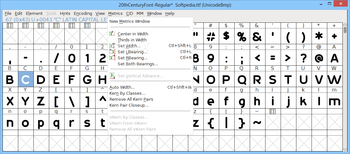 FontForge screenshot 8