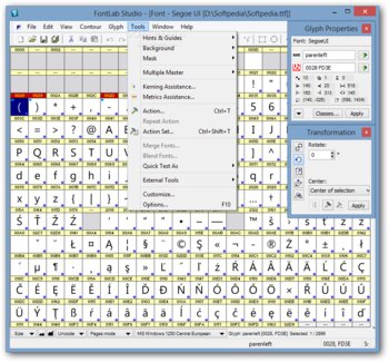 FontLab Studio screenshot 6