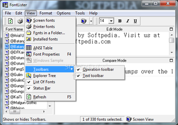 FontLister screenshot 4