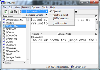 FontLister screenshot 5