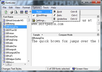 FontLister screenshot 6