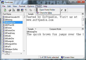 FontLister screenshot 7