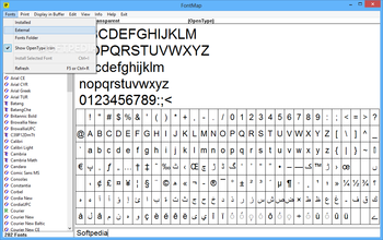 FontMap screenshot 3