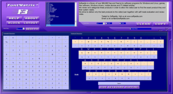 FontMatrix screenshot 2