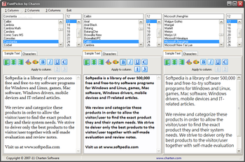 FontPicker screenshot