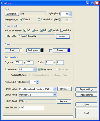 Fontrast screenshot 2
