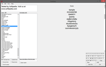 FontSnip screenshot