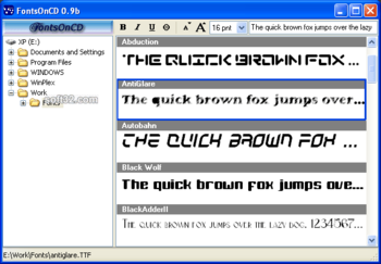 FontsOnCD screenshot 3