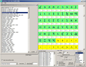 Fontview screenshot 2