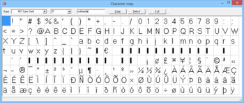 FontView screenshot 2