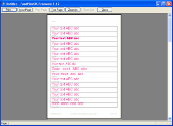 FontViewOK Portable screenshot 3