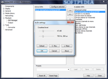 foo dsp bs2b screenshot