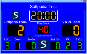 Football Scoreboard Pro screenshot