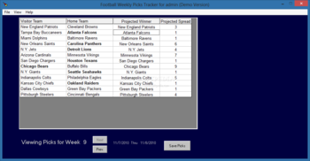 Football Weekly Picks Tracker screenshot 2