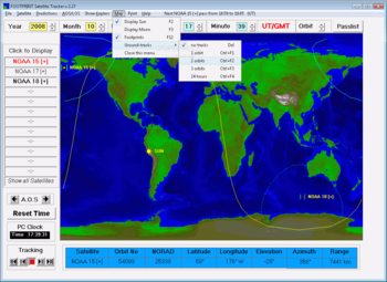 Footprint Satellite Tracker screenshot 2