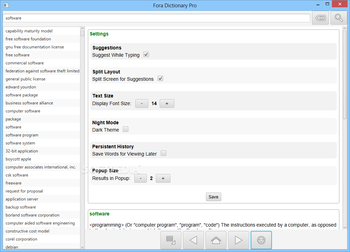 Fora Dictionary Pro screenshot 4